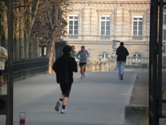  joggeurs, jardin du Luxembourg